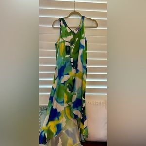 New with tags. Sleeveless floral print dress.